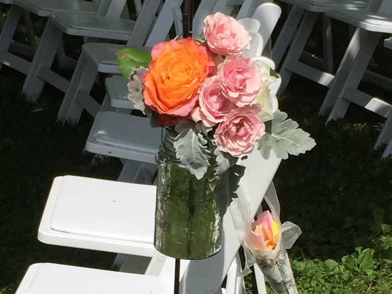 A traditional style wedding decorations