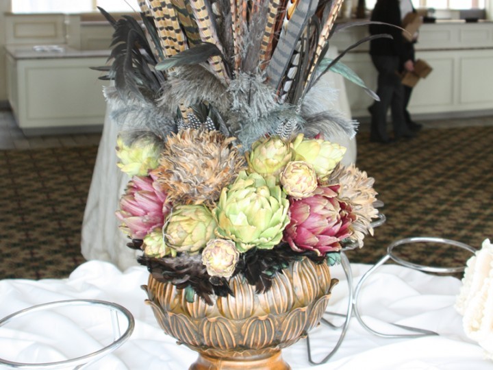 Vintage style wedding table