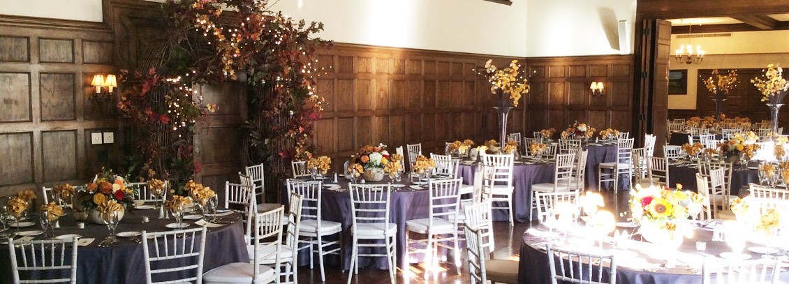 Corporate decorating table arrangements