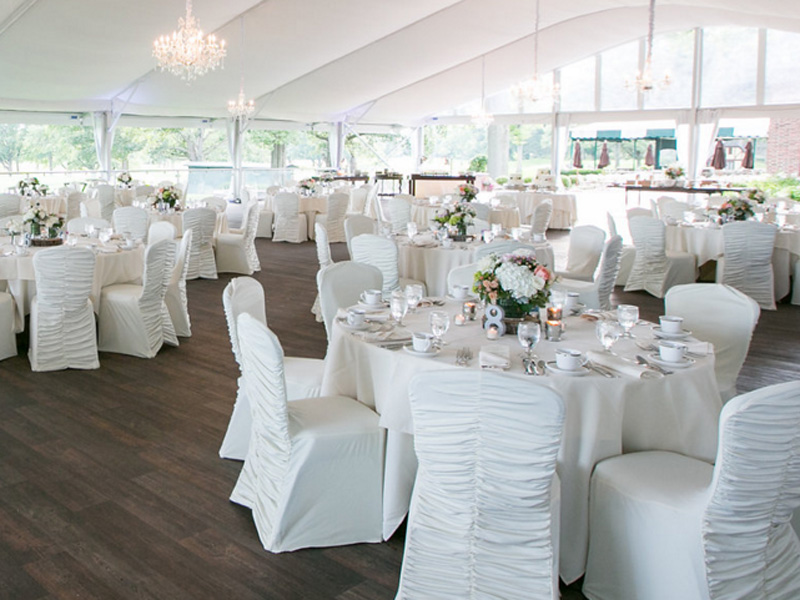 Pretty Pastels Wedding Reception Tent