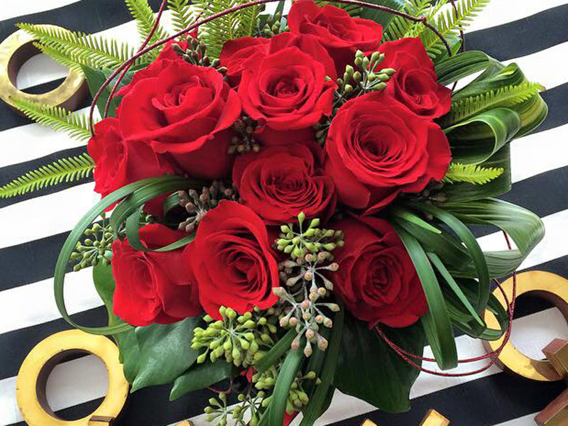 Red rose bouquet