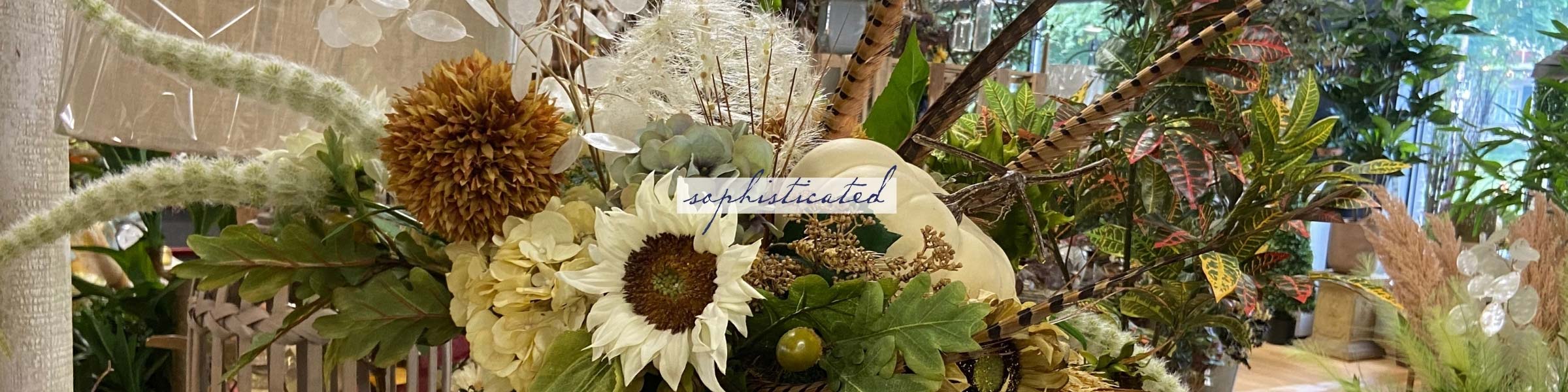 Sophisticated floral designs and arrangements
